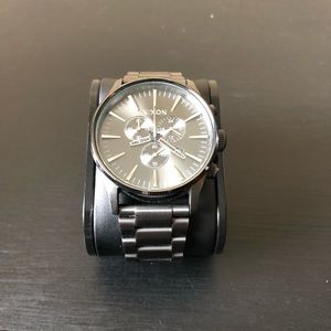 Nixon Sentry Chrono in Gun Metal Grey